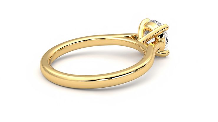 Taylor & Hart Eden Round Engagement Ring 360 degree image 12