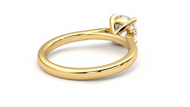 Taylor & Hart Eden Round Engagement Ring 360 degree image 13