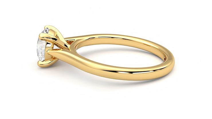 Taylor & Hart Eden Round Engagement Ring 360 degree image 20