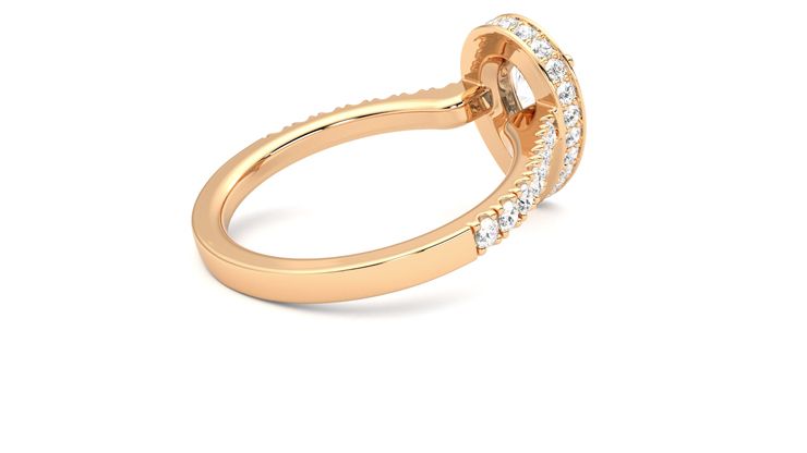 Taylor & Hart Elixir Pear Engagement Ring 360 degree image 12