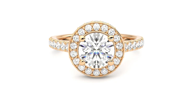 Taylor & Hart Elixir Round Engagement Ring 360 detail 01