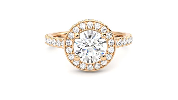 Taylor & Hart Elixir Round Engagement Ring 360 degree image 1