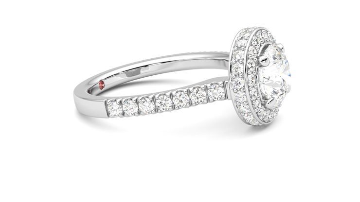 Taylor & Hart Elixir Round Engagement Ring 360 degree image 8