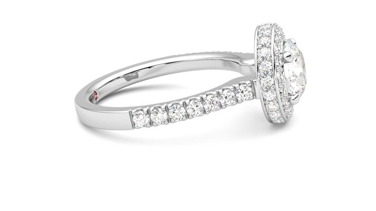 Taylor & Hart Elixir Round Engagement Ring 360 degree image 9