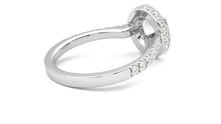 Taylor & Hart Elixir Round Engagement Ring 360 degree image 12