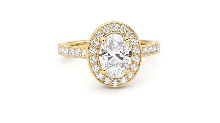 Taylor & Hart Elixir Oval Engagement Ring 360 degree image 2