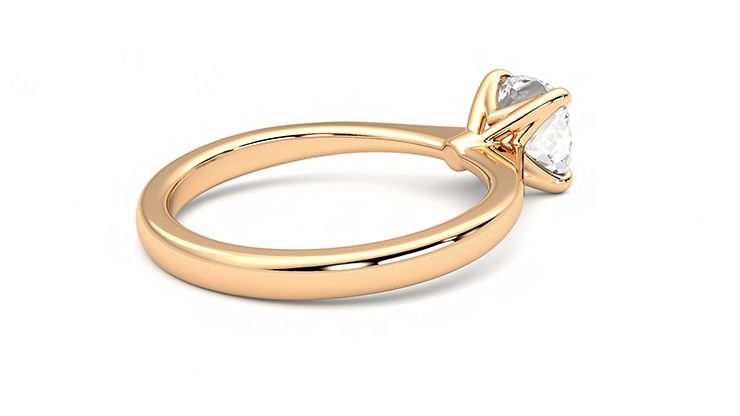 Taylor & Hart Elysium Cushion Engagement Ring 360 degree image 12