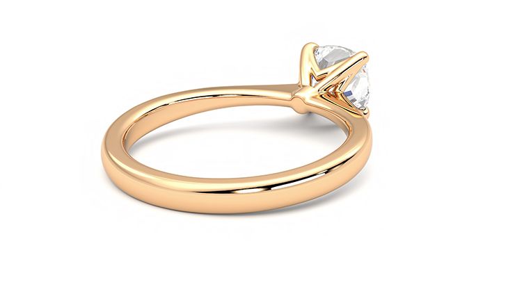 Taylor & Hart Elysium Cushion Engagement Ring 360 degree image 13