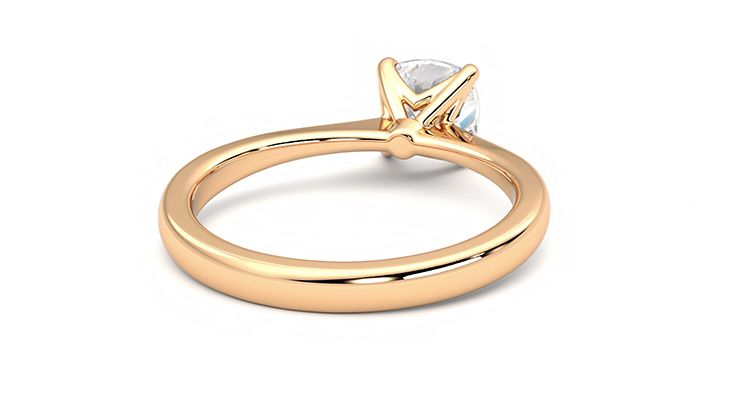 Taylor & Hart Elysium Cushion Engagement Ring 360 degree image 14