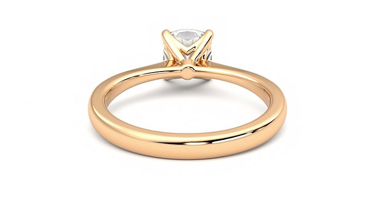 Taylor & Hart Elysium Cushion Engagement Ring 360 degree image 15