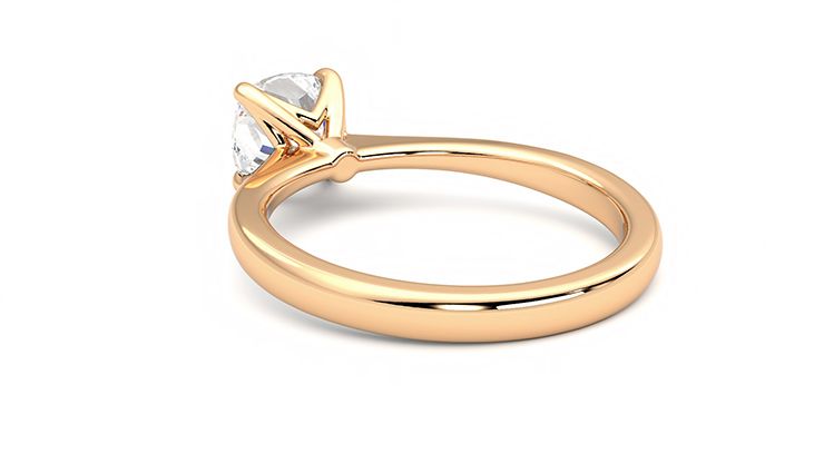Taylor & Hart Elysium Cushion Engagement Ring 360 degree image 17