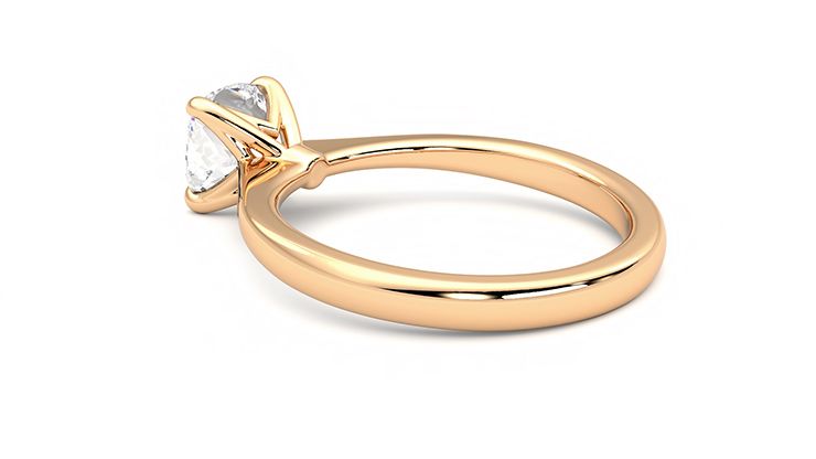 Taylor & Hart Elysium Cushion Engagement Ring 360 degree image 18