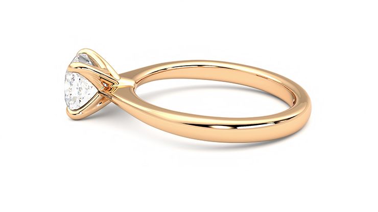 Taylor & Hart Elysium Cushion Engagement Ring 360 degree image 20