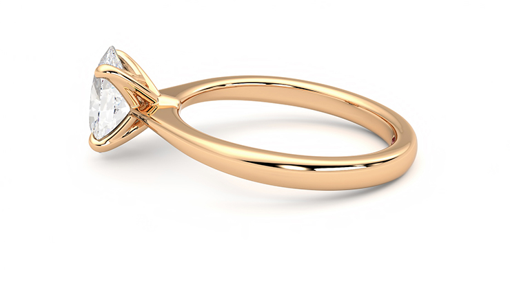 Taylor & Hart Elysium Oval Engagement Ring 360 degree image 20