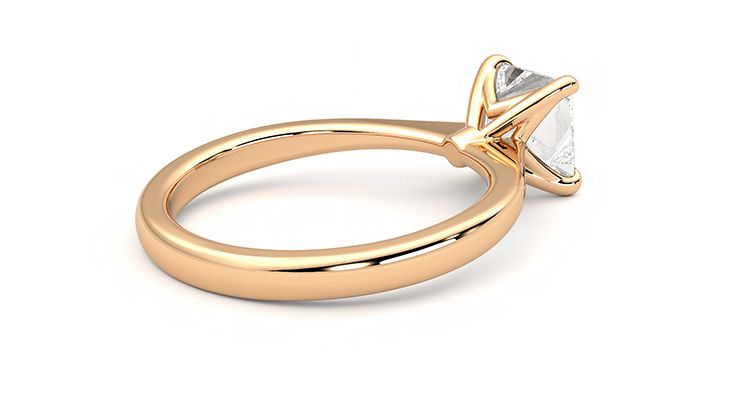 Taylor & Hart Elysium Princess Engagement Ring 360 degree image 11