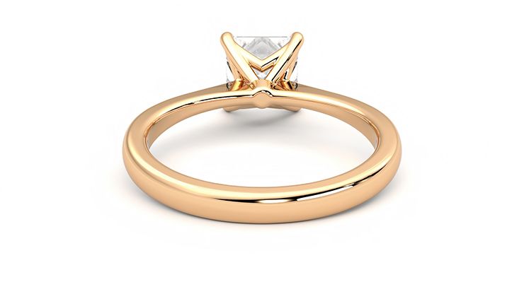 Taylor & Hart Elysium Princess Engagement Ring 360 degree image 14