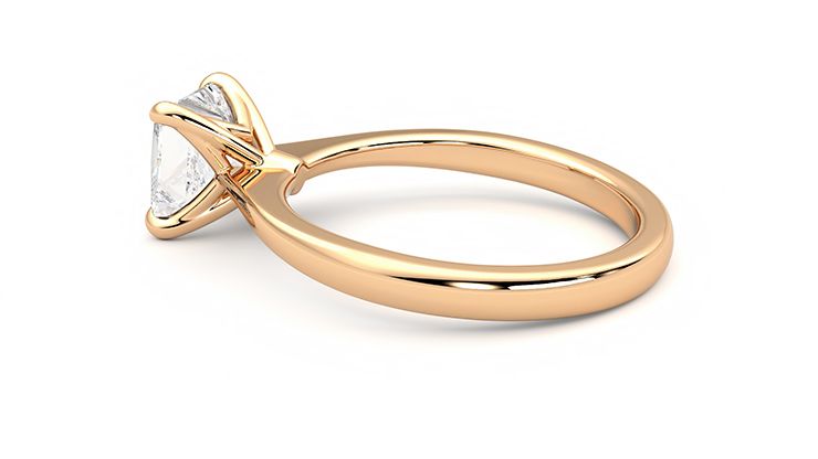 Taylor & Hart Elysium Princess Engagement Ring 360 degree image 18
