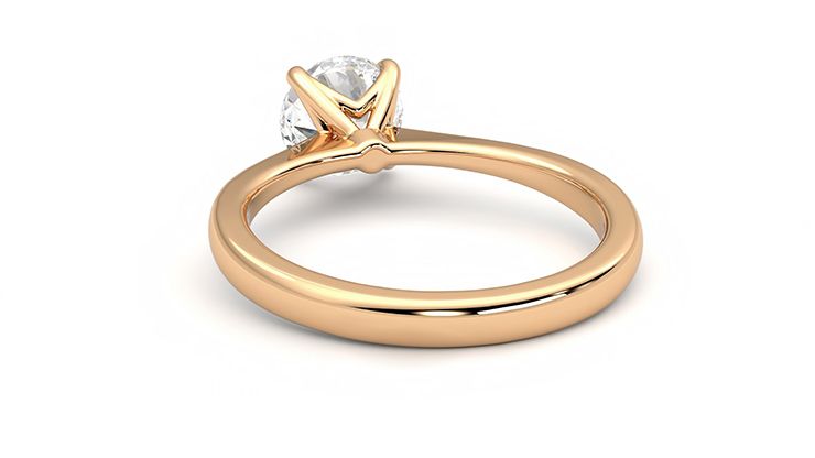 Taylor & Hart Elysium Round Engagement Ring 360 degree image 16