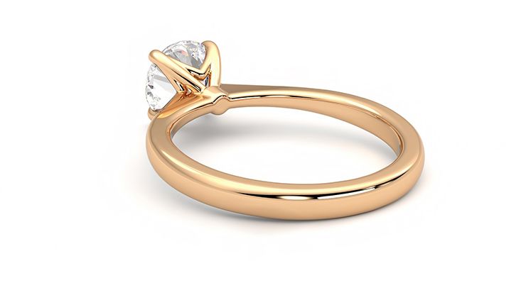 Taylor & Hart Elysium Round Engagement Ring 360 degree image 17