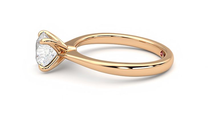 Taylor & Hart Elysium Round Engagement Ring 360 degree image 21