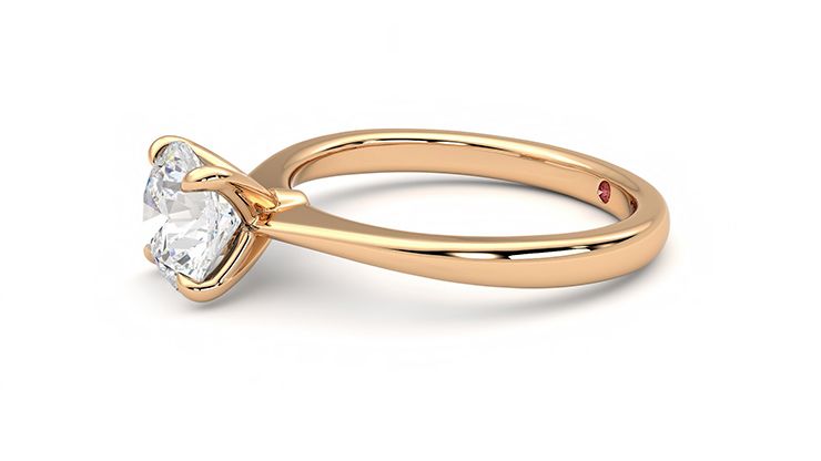 Taylor & Hart Elysium Round Engagement Ring 360 degree image 22