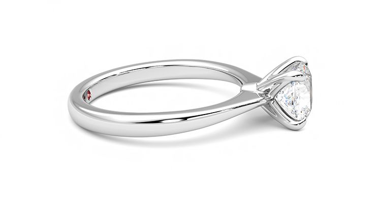 Taylor & Hart Elysium Cushion Engagement Ring 360 degree image 9