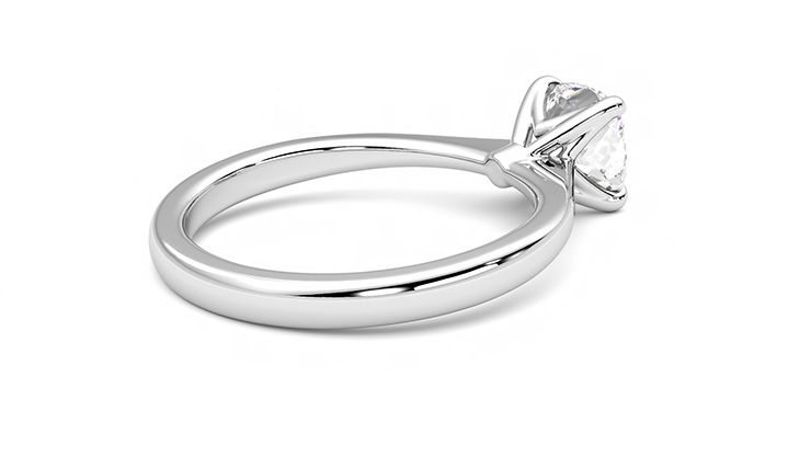 Taylor & Hart Elysium Cushion Engagement Ring 360 degree image 12