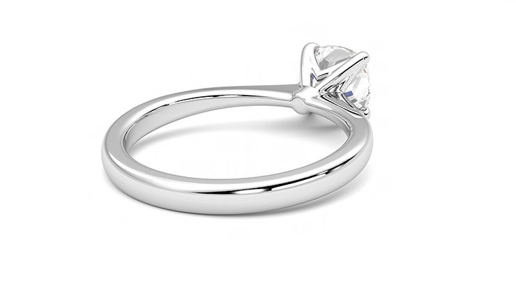Taylor & Hart Elysium Cushion Engagement Ring 360 degree image 13