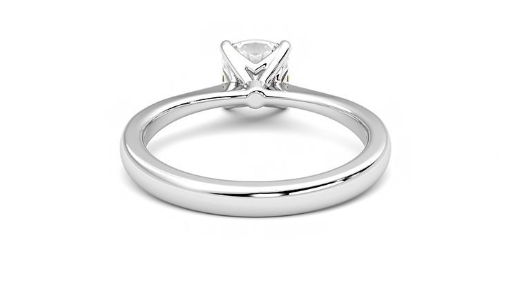 Taylor & Hart Elysium Cushion Engagement Ring 360 degree image 15