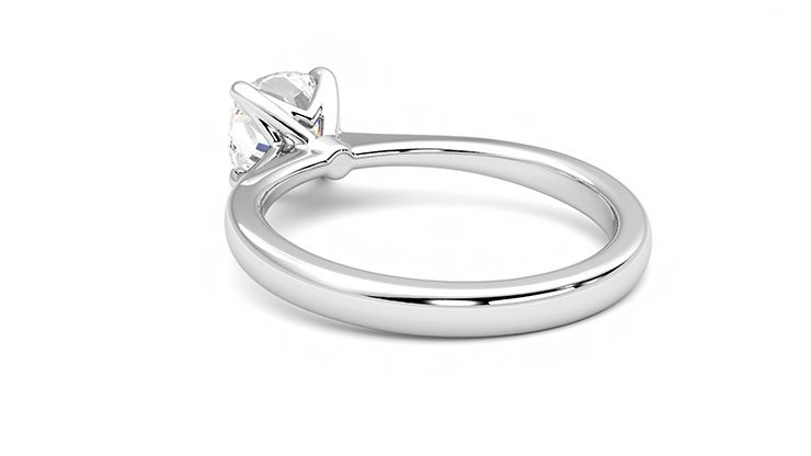 Taylor & Hart Elysium Cushion Engagement Ring 360 degree image 17