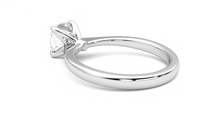 Taylor & Hart Elysium Cushion Engagement Ring 360 degree image 18