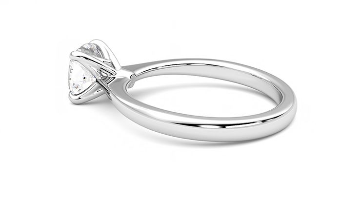 Taylor & Hart Elysium Cushion Engagement Ring 360 degree image 19