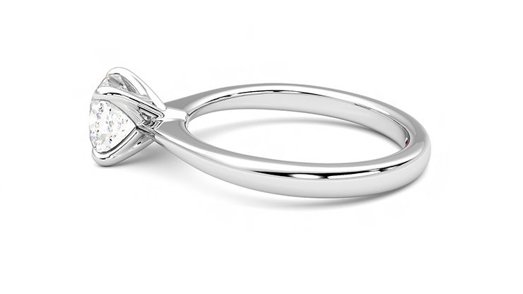 Taylor & Hart Elysium Cushion Engagement Ring 360 degree image 20