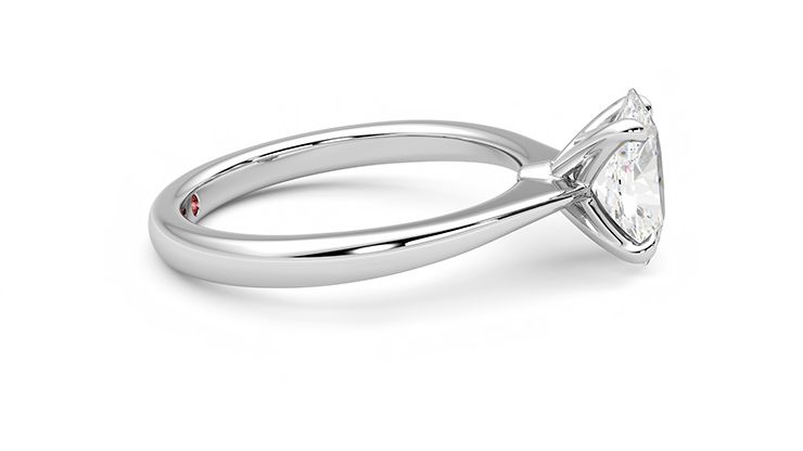 Taylor & Hart Elysium Oval Engagement Ring 360 degree image 9