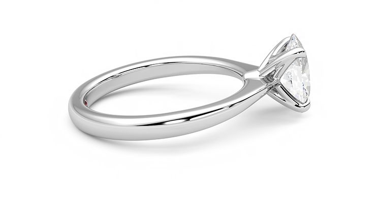 Taylor & Hart Elysium Oval Engagement Ring 360 degree image 10
