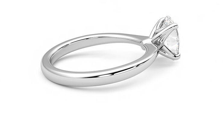Taylor & Hart Elysium Oval Engagement Ring 360 degree image 11