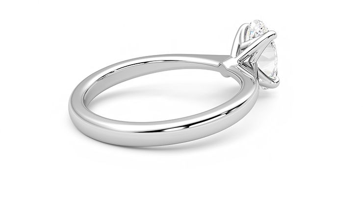 Taylor & Hart Elysium Oval Engagement Ring 360 degree image 12
