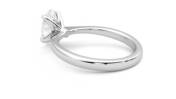 Taylor & Hart Elysium Oval Engagement Ring 360 degree image 18