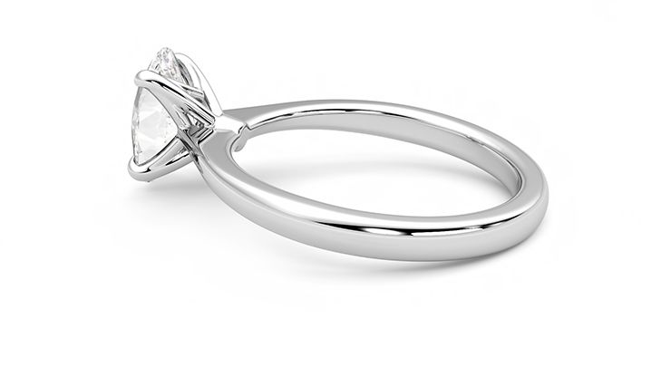 Taylor & Hart Elysium Oval Engagement Ring 360 degree image 19