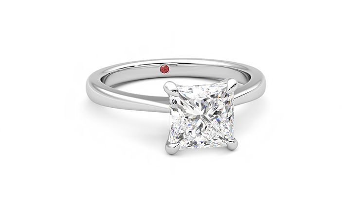 Taylor & Hart Elysium Princess Engagement Ring 360 degree image 2