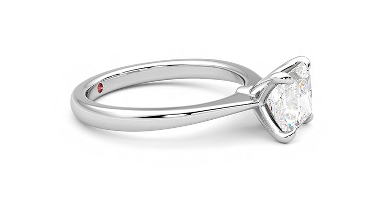 Taylor & Hart Elysium Princess Engagement Ring 360 degree image 7