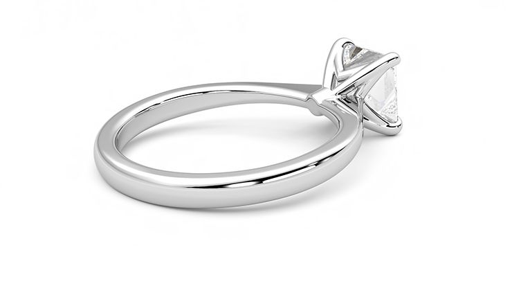 Taylor & Hart Elysium Princess Engagement Ring 360 degree image 11