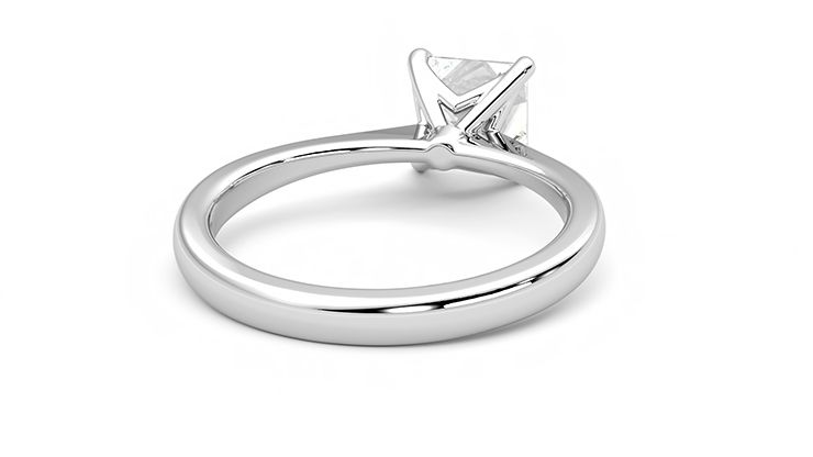 Taylor & Hart Elysium Princess Engagement Ring 360 degree image 13