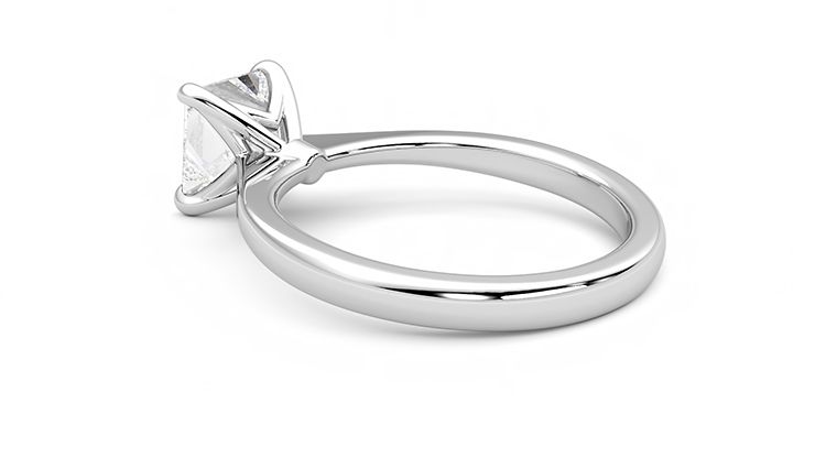 Taylor & Hart Elysium Princess Engagement Ring 360 degree image 17