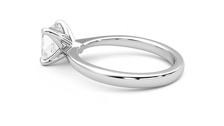 Taylor & Hart Elysium Princess Engagement Ring 360 degree image 18