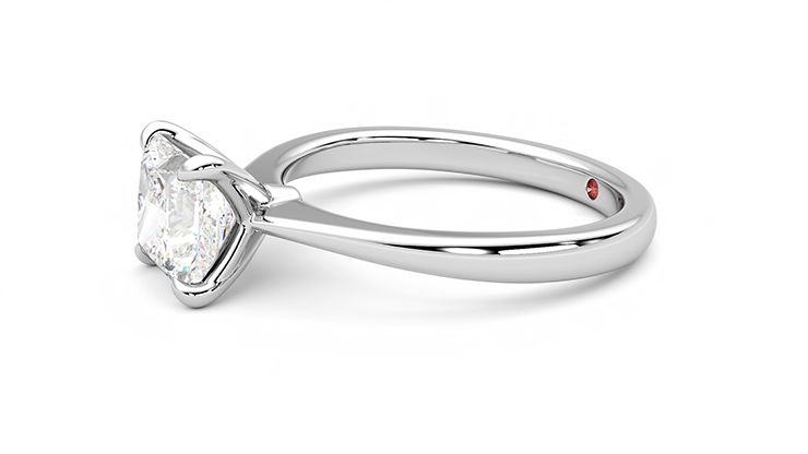 Taylor & Hart Elysium Princess Engagement Ring 360 degree image 21