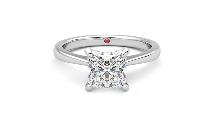 Taylor & Hart Elysium Princess Engagement Ring 360 degree image 29