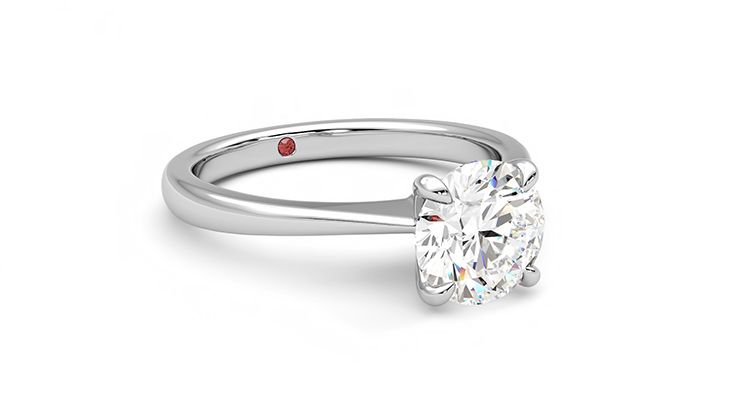 Taylor & Hart Elysium Round Engagement Ring 360 degree image 5