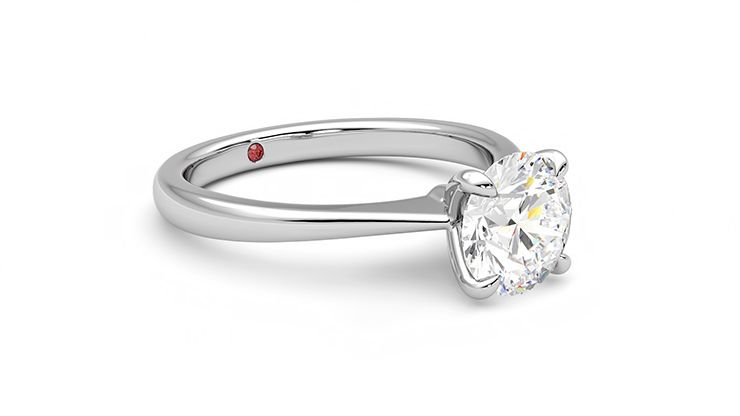 Taylor & Hart Elysium Round Engagement Ring 360 degree image 6