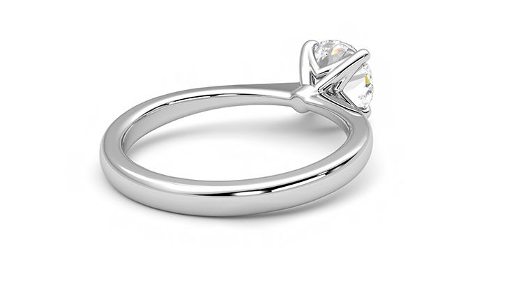 Taylor & Hart Elysium Round Engagement Ring 360 degree image 13